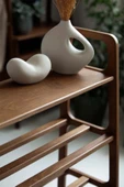 Woodesk  Faro, Ahşap, Ayakkabılık Ve Raf Sistemi, 115x75, Ceviz Renk, Cpt4728-75 - 4