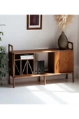 Woodesk  Chanson, Ahşap, Dolap Ve Konsol, 140x90, Tik Renk, Cpt4658-140 - 1