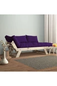 Woodesk  Adalar Natural-mor Renk Ahşap Kanepe - 2