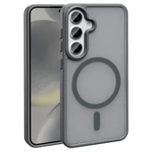 Galaxy S24 FE Kılıf Magsafe Şarj Özellikli Mat Arka Yüzey Sio Kılıf thumbnail 7