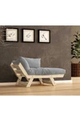 Woodesk  Adalar Masif Natural-gri Renk Berjer - 2