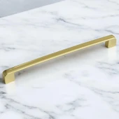 Mobilya Mutfak Dolabı Çekmece Dolap Kapak Kulpu Kulbu 224 mm Metal Kulp Altın Oval Gold thumbnail 3