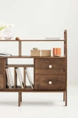 Woodesk  Fuerte, Ahşap, Dolap Ve Konsol, 140x115, Ceviz Renk, Cpt4687-140 - 8