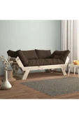 Woodesk  Adalar Modern Natural- Kahverengi Renk Ahşap Kanepe - 1