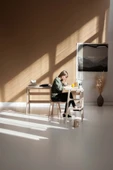 Woodesk  Valencia Ahşap Çalışma Masası 125x60 Natural Renk Cpt4631-125 - 2