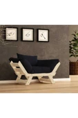 Woodesk  Adalar Masif Natural-siyah Renk Berjer - 1