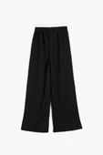 Koton Kız Çocuk Cepli Çift Bel Detaylı Beli Lastikli Basic Pantolon - 2
