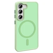 Galaxy S24 FE Kılıf Magsafe Şarj Özellikli Mat Arka Yüzey Sio Kılıf thumbnail 11