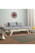 Woodesk  Adalar Modern Masif Ahşap Natural-gri Renk Kanepe - 3