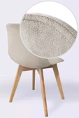 Woodesk  Dallas Ağaç Ayaklı, Bej Renk Sandalye Snd3021-bej - 4
