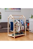 Woodesk  Lila Montessori Ahşap Çocuk Elbise Askısı, 90x75, Cpt3701-70 - 3