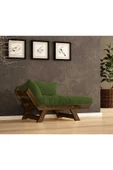 Woodesk  Adalar Masif Ceviz-yeşil Renk Berjer - 2