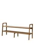 Woodesk  Ponte, Ahşap, Ayakkabılık Ve Raf Sistemi, 150x65, Tik Renk, Cpt4722-150 - 5