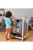 Woodesk  Lila Montessori Ahşap Çocuk Elbise Askısı, 90x75, Cpt3701-70 - 2