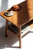 Woodesk  Voile, Ahşap Orta Sehpa, Coffee Table, 50x35 - 2