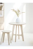 Woodesk  Breva, Ahşap Orta Sehpa, Coffe Table, 60x60 - 1