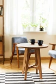 Woodesk  Breva, Ahşap Orta Sehpa, Coffe Table, 60x60 - 1