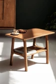 Woodesk  Voile, Ahşap Orta Sehpa, Coffee Table, 50x35 - 1