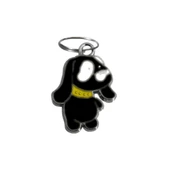 Köpek Tasma Aksesuarı Tasmalı Köpek 1.5×2.5 cm Siyah - 1