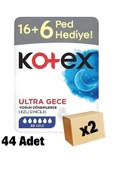 Kotex Ped Ultra Dev Ekonomik Gece 22'li x2 - 1