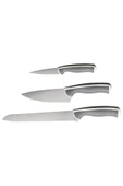 IKEA 3 Lü Bıçak Seti Ekmek Bıçağı Şef Ve Soyma Bıçağı 3 Adet Bıçak Paslanmaz Çelik - 1