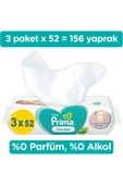 Prima Islak Havlu Mendil Hassas Ciltler Için Bitki Bazlı Kokusuz (6 Lı Set) (2pk*3) 312 Yaprak - 4