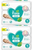 Prima Islak Havlu Mendil Hassas Ciltler Için Bitki Bazlı Kokusuz (6 Lı Set) (2pk*3) 312 Yaprak - 1