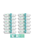 Prima Islak Havlu Mendil Aqua Pure - 48 Yaprak 12'li Set - 1