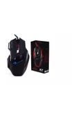 Piranha X7 Gaming Mouse Kumaş Kablo 7 Tuşlu Oyuncu Mouse - 1