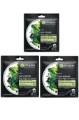 Garnier Siyah Yosunlu Gözenek Sıkılaştırıcı Kağıt Yüz Maskesi 3'lü Set 3600542097178 C6 - 1