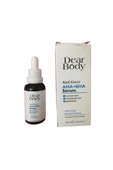 dear body Aktif Kömür %10 AHA + BHA Hyaluronik Asit Niasinamid Sivilce Karşıtı Gözenek Sıkılaştırıcı Serum - 1
