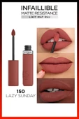 L'Oreal Paris Infaillible Matte Resistance Likit Mat Ruj - 150 Lazy Sunday - 7