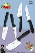 Eco Serisi Mutfak Bıçak Seti Et Ekmek Sebze Salata Pizza Börek Pide Şef Bıçağı 5 Li Set thumbnail 1