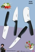 Eco Serisi Mutfak Bıçak Seti Et Ekmek Sebze Salata Pizza Börek Şef Bıçağı 4 Lü Set ( Mft-7124) thumbnail 1