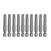 Mıknatıslı Torx T30 Bits Uç 75 mm 10'lu Set Kutulu Manyetik 1/4" Matkap Ucu Tork 7.5 cm Uzunluk - 4