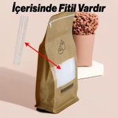 Toz Mum 250 Gr Dekoratif Mumu Kandil Hediyelik Fitilli Mumlar Şamdan Beyaz Kokusuz - 2