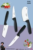 Eco Serisi Mutfak Bıçak Seti Et Ekmek Sebze Salata Pizza Börek Pide Şef Bıçağı 4 Lü Set ( Mft-4561) thumbnail 1
