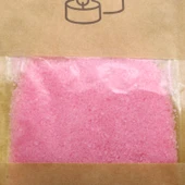 Toz Mum 250 Gr Dekoratif Mumu Kandil Hediyelik Fitilli Mumlar Şamdan Açık Pembe Kokusuz - 5