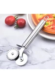 Orvila Orvila Çift Başlı Metal Saplı Pizza Kesici Hamur Ruleti - 1