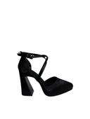 Milano 1202 Kadın Platform Topuklu Saten Ayakkabı (Yaz 25) - 1