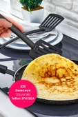 Orvila Orvila Yanmaz Yapışmaz Yüksek Isıya Dayanıklı Teflon Spatula - Servis Spatulası - 1