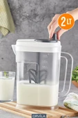 Orvila Orvila Mikser Çırpıcı Karıştırıcı Sürahi 2 Lt | Limonata Ayran Içecek - 1
