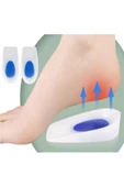 Kadın Silikon Tabanlık Ortopedik Ayakkabı Topukluk Jel Yastık Topuk Dikeni Tabanlık 6 x 10.5 cm - 6