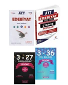 Anla Kazan Deneme Seti + Limit AYT Edebiyat Soru + Dizgi Kitap AYT Edebiyat Çıkmış Sorular Seti - 1