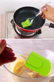 Orvila Orvila 2'li Silikon Spatula Ve Yumurta Fırçası Seti Yanmaz Yapışmaz - 1