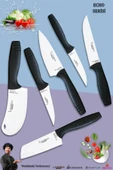 Eco Serisi Mutfak Bıçak Seti Et Ekmek Sebze Salata Pizza Börek Pide Şef Bıçağı 6 Lı Set ( Mft-8534) thumbnail 1