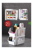 Orvila Orvila 2 Adet Üst Üste Geçebilen Çok Amaçlı Düzenleyici Organizer Büyük Boy - Beyaz - 1