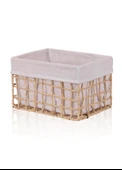 The Mia Braid Hasır Organizer Sepet Naturel 30x22x19 cm SPT0092 - 2
