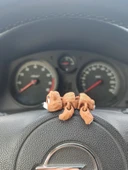 Sevimli Ayı Çifti Torpido Süsü Dikiz Ayna Süsü thumbnail 7