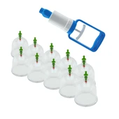 6 cm Hacamat Kupası ve Pedli Flaster seti (50'şer Adet + Pompa) - 5